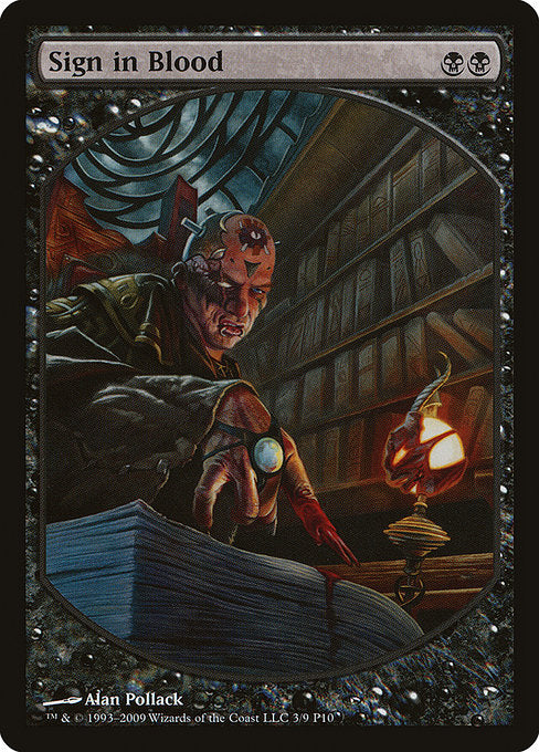 Sign in Blood - Magic Player Rewards - P - 3