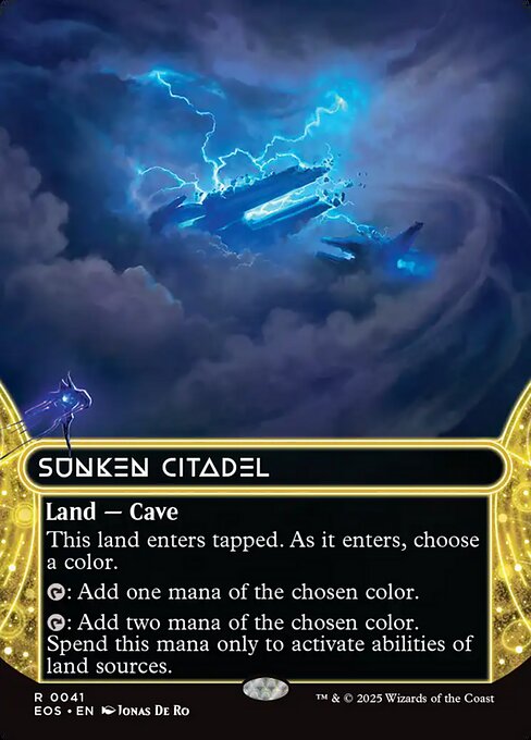 Sunken Citadel (0041) (Borderless) - Edge of Eternities: Stellar Sights - R - 41