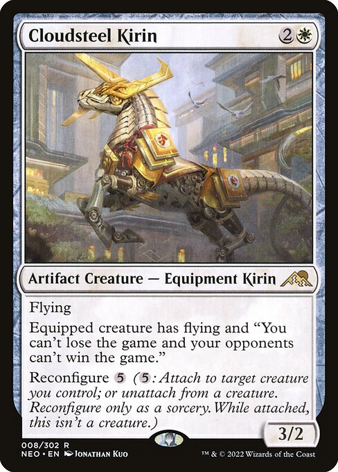 Cloudsteel Kirin - Kamigawa: Neon Dynasty - R - 8