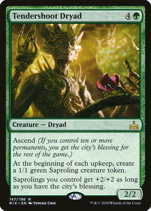 Tendershoot Dryad - Rivals of Ixalan - R - 147