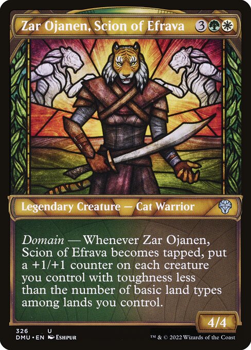 Zar Ojanen, Scion of Efrava (Showcase) - Dominaria United - U - 326
