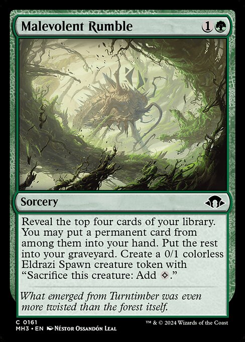 Malevolent Rumble - Modern Horizons 3 - C - 161