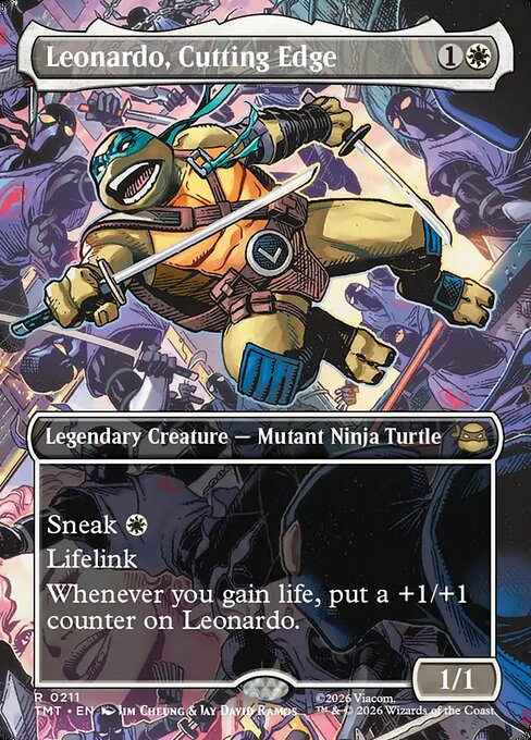 Leonardo, Cutting Edge (Borderless) - Teenage Mutant Ninja Turtles - R - 211