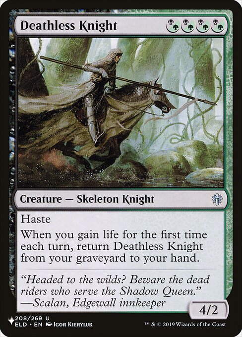 Deathless Knight - The List Reprints - U - 208/269