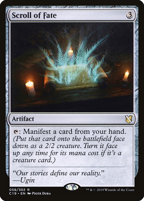 Scroll of Fate - Commander 2019 - R - 58