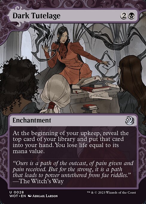 Dark Tutelage - Wilds of Eldraine: Enchanting Tales - U - 28