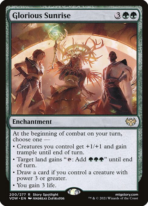 Glorious Sunrise - Innistrad: Crimson Vow - R - 200