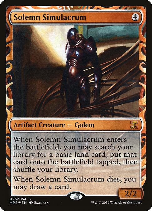 Solemn Simulacrum - Masterpiece Series: Kaladesh Inventions - M - 25
