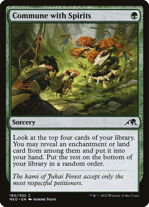 Commune with Spirits - Kamigawa: Neon Dynasty - C - 180