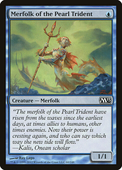 Merfolk of the Pearl Trident - Magic 2013 (M13) - C - 60