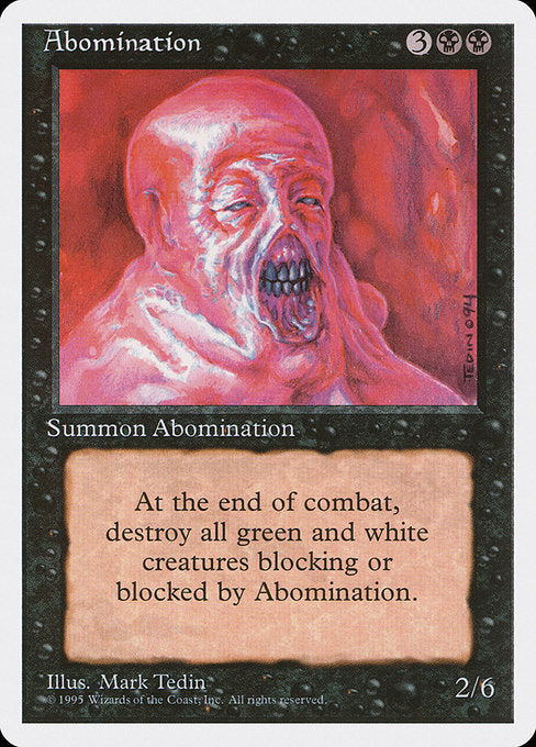 Abomination - Fourth Edition - U