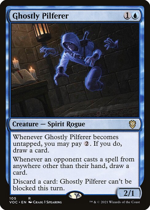 Ghostly Pilferer - Commander: Innistrad: Crimson Vow - R - 105