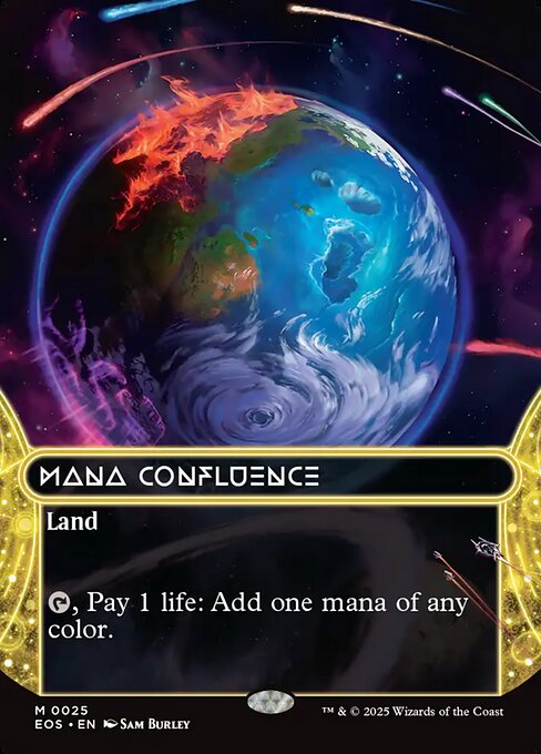 Mana Confluence (0025) (Borderless) - Edge of Eternities: Stellar Sights - M - 25