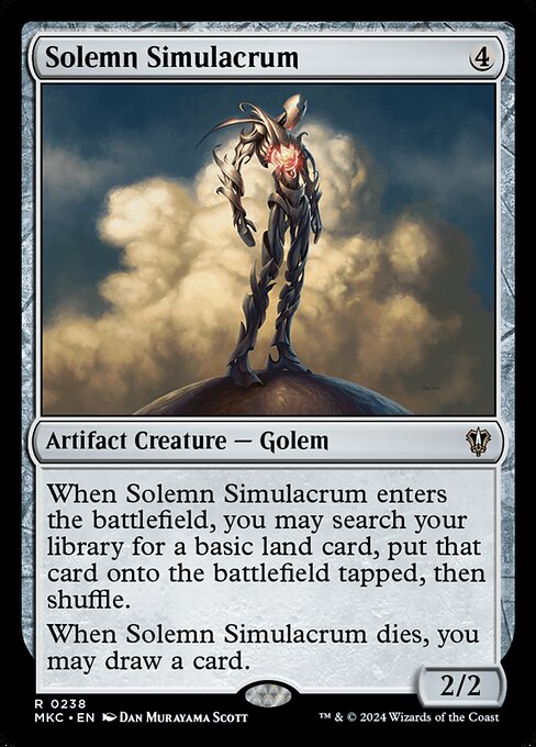 Solemn Simulacrum - Commander: Murders at Karlov Manor - R - 238