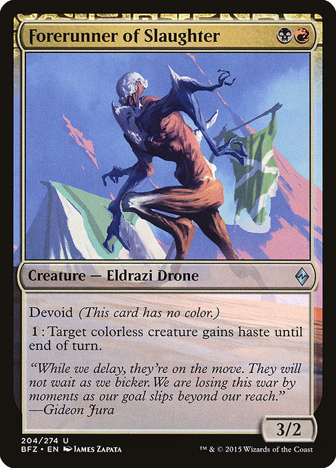 Forerunner of Slaughter - Battle for Zendikar - U - 204