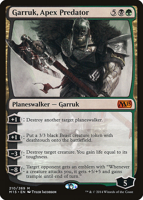 Garruk, Apex Predator - Magic 2015 (M15) - M - 210
