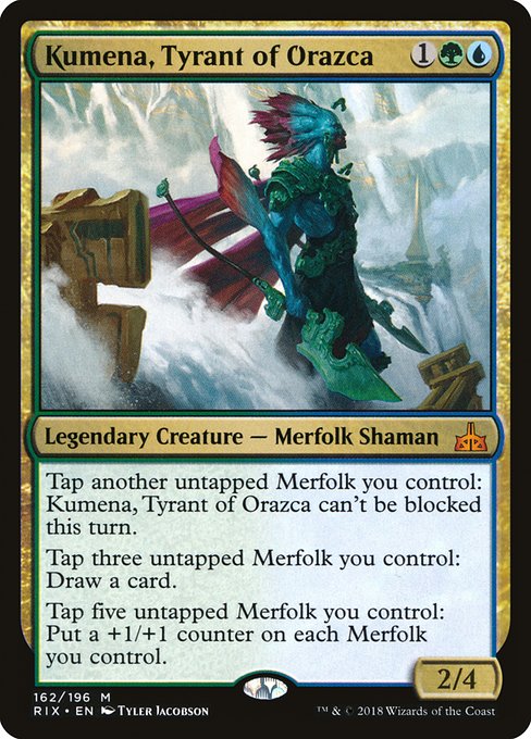 Kumena, Tyrant of Orazca - Rivals of Ixalan - M - 162