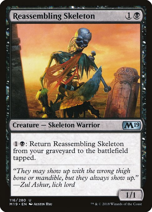 Reassembling Skeleton - Core Set 2019 - U - 116