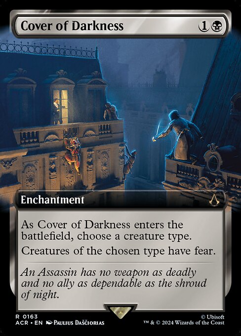 Cover of Darkness (Extended Art) - Universes Beyond: Assassin's Creed - R - 163
