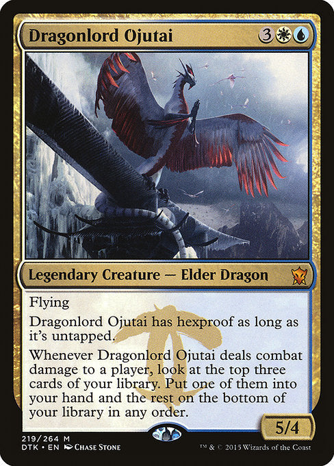 Dragonlord Ojutai - Dragons of Tarkir - M - 219