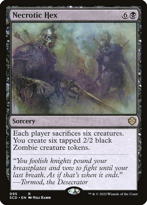 Necrotic Hex - Starter Commander Decks - R - 95