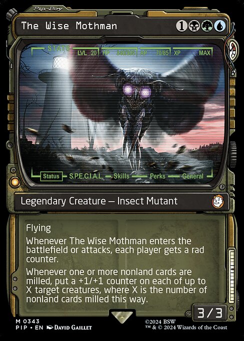 The Wise Mothman (Showcase) - Universes Beyond: Fallout - M - 343
