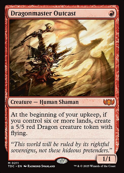 Dragonmaster Outcast - Commander: Tarkir: Dragonstorm - M - 211