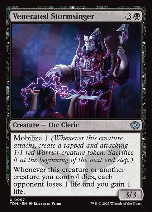 Venerated Stormsinger - Tarkir: Dragonstorm - U - 97