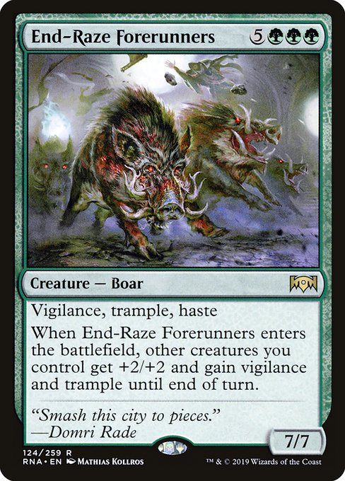 End-Raze Forerunners - Ravnica Allegiance - R - 124