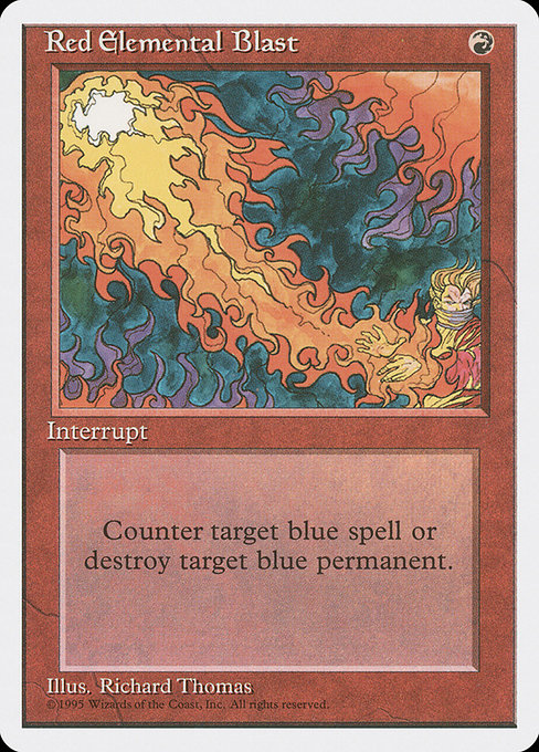 Red Elemental Blast - Fourth Edition - C