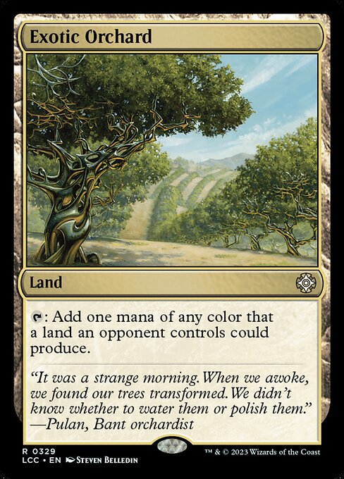 Exotic Orchard - Commander: The Lost Caverns of Ixalan - R - 329