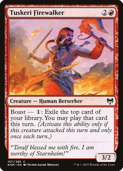 Tuskeri Firewalker - Kaldheim - C - 157