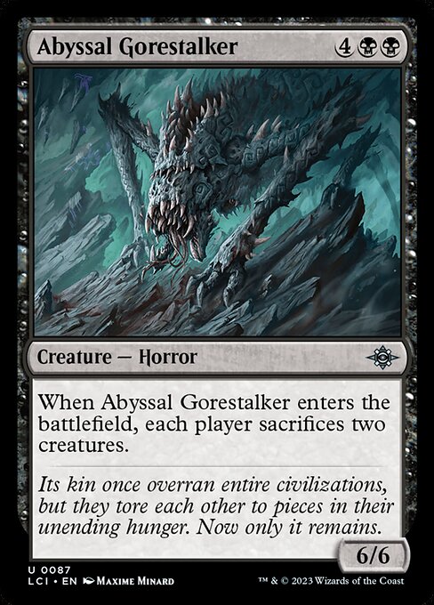 Abyssal Gorestalker - The Lost Caverns of Ixalan - U - 87