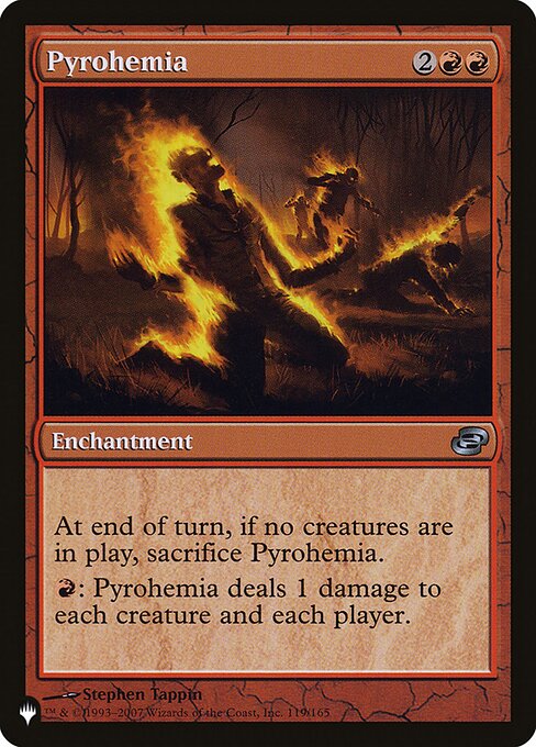 Pyrohemia - The List Reprints - U - 119/165