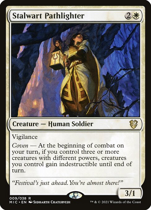 Stalwart Pathlighter - Commander: Innistrad: Midnight Hunt - R - 9