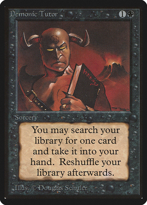 Demonic Tutor - Revised Edition - U