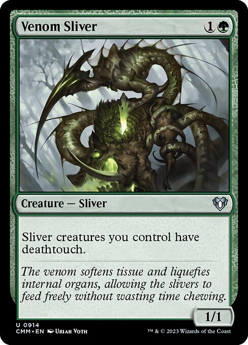 Venom Sliver - Commander Masters - U - 914