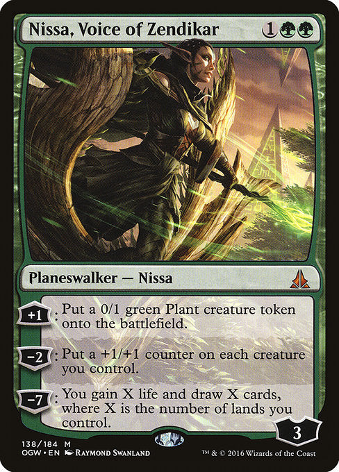 Nissa, Voice of Zendikar - Oath of the Gatewatch - M - 138