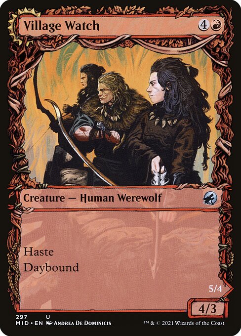 Village Watch (Showcase) - Innistrad: Midnight Hunt - U - 297