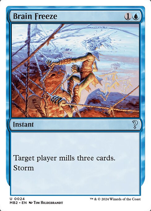 Brain Freeze (White Border) - Mystery Booster 2 - U - 24