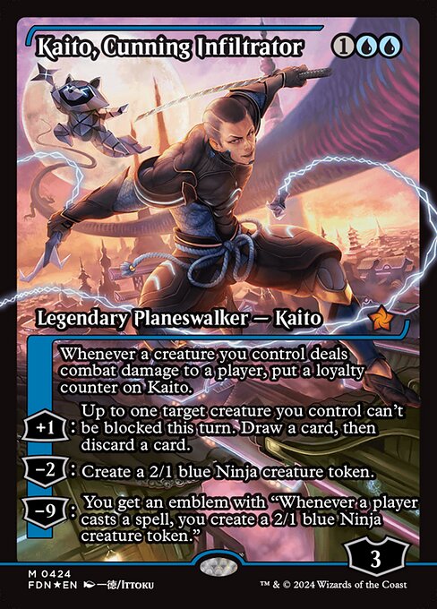 Kaito, Cunning Infiltrator (Showcase) - Foundations - M - 424