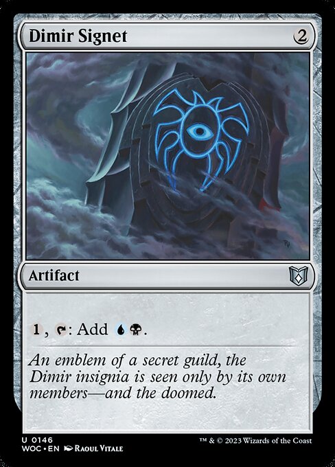 Dimir Signet - Commander: Wilds of Eldraine - U - 146