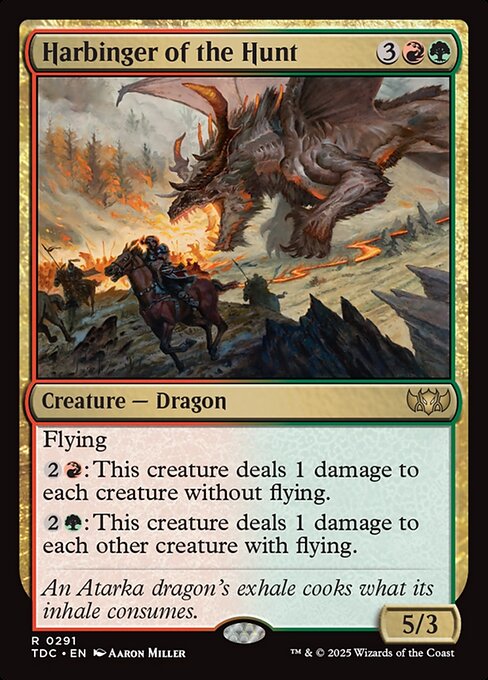 Harbinger of the Hunt - Commander: Tarkir: Dragonstorm - R - 291