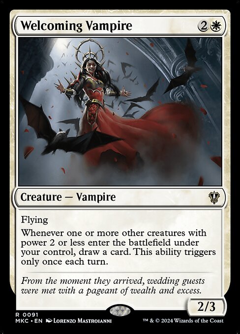 Welcoming Vampire - Commander: Murders at Karlov Manor - R - 91