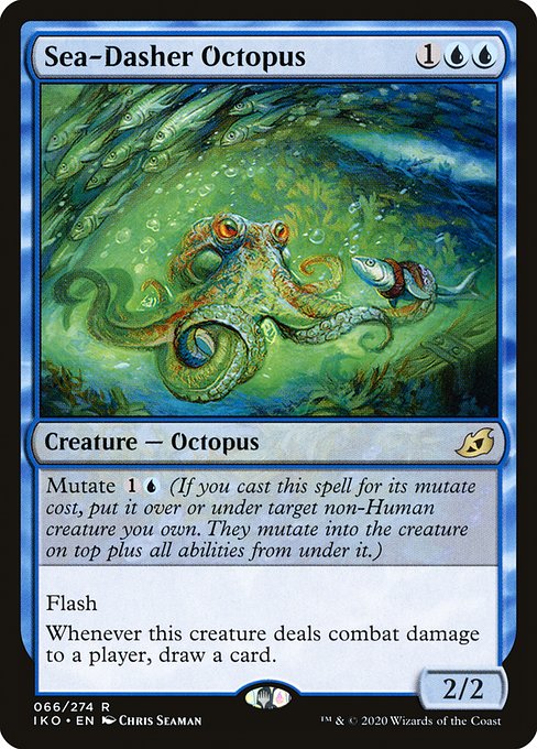 Sea-Dasher Octopus - Ikoria: Lair of Behemoths - R - 66