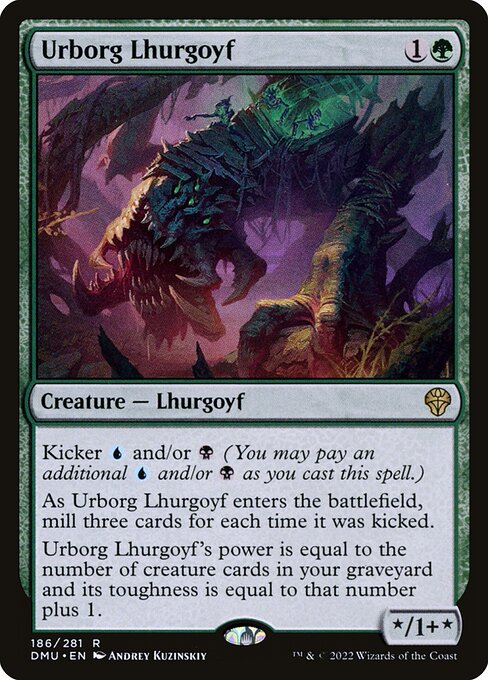 Urborg Lhurgoyf - Prerelease Cards - R - 186