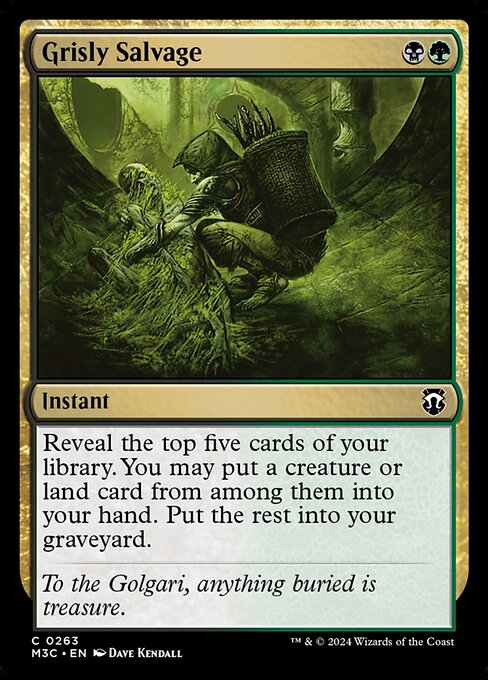 Grisly Salvage - Commander: Modern Horizons 3 - C - 263