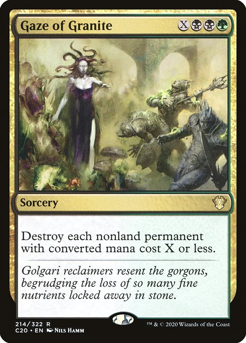 Gaze of Granite - Commander 2020 - R - 214