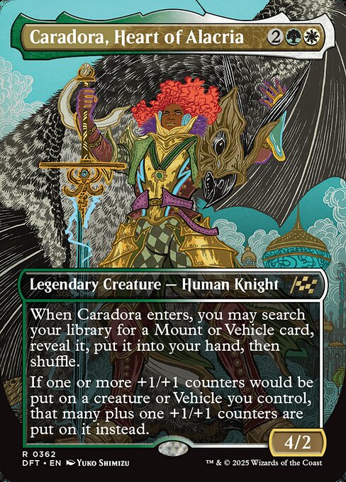Caradora, Heart of Alacria (Borderless) - Aetherdrift - R - 362