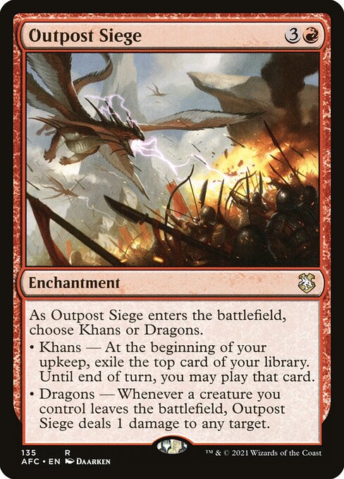 Outpost Siege - Commander: Adventures in the Forgotten Realms - R - 135